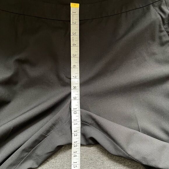 𝅺st John Caviar black wide leg wool pants size 10 - Picture 10 of 12